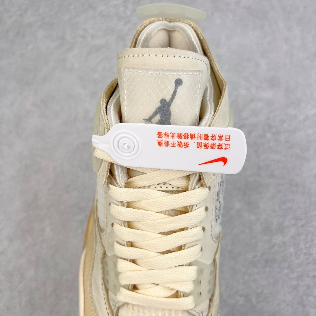 Jordan 4 x Off-White 'Sail'