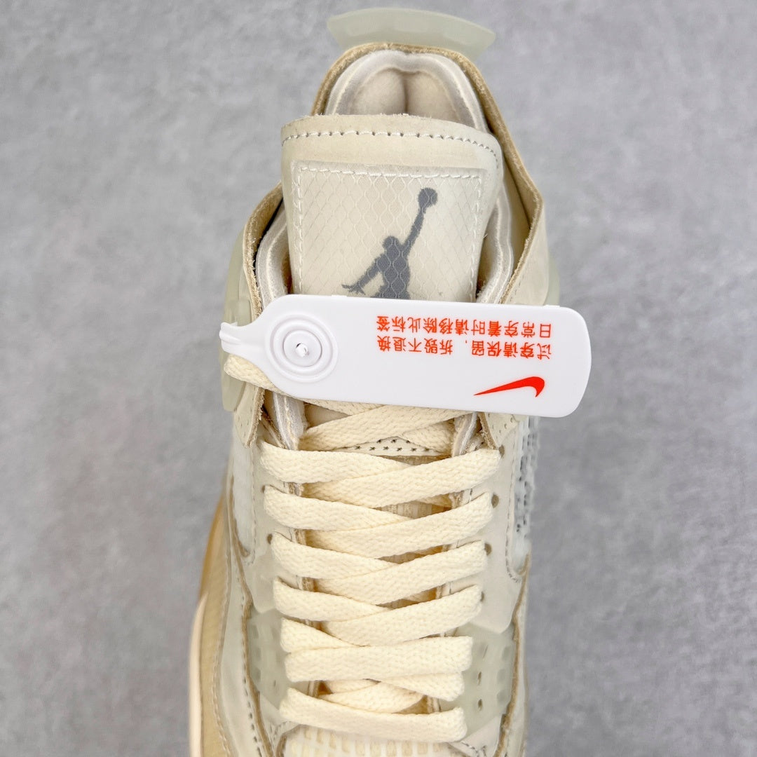 Jordan 4 x Off-White 'Sail'