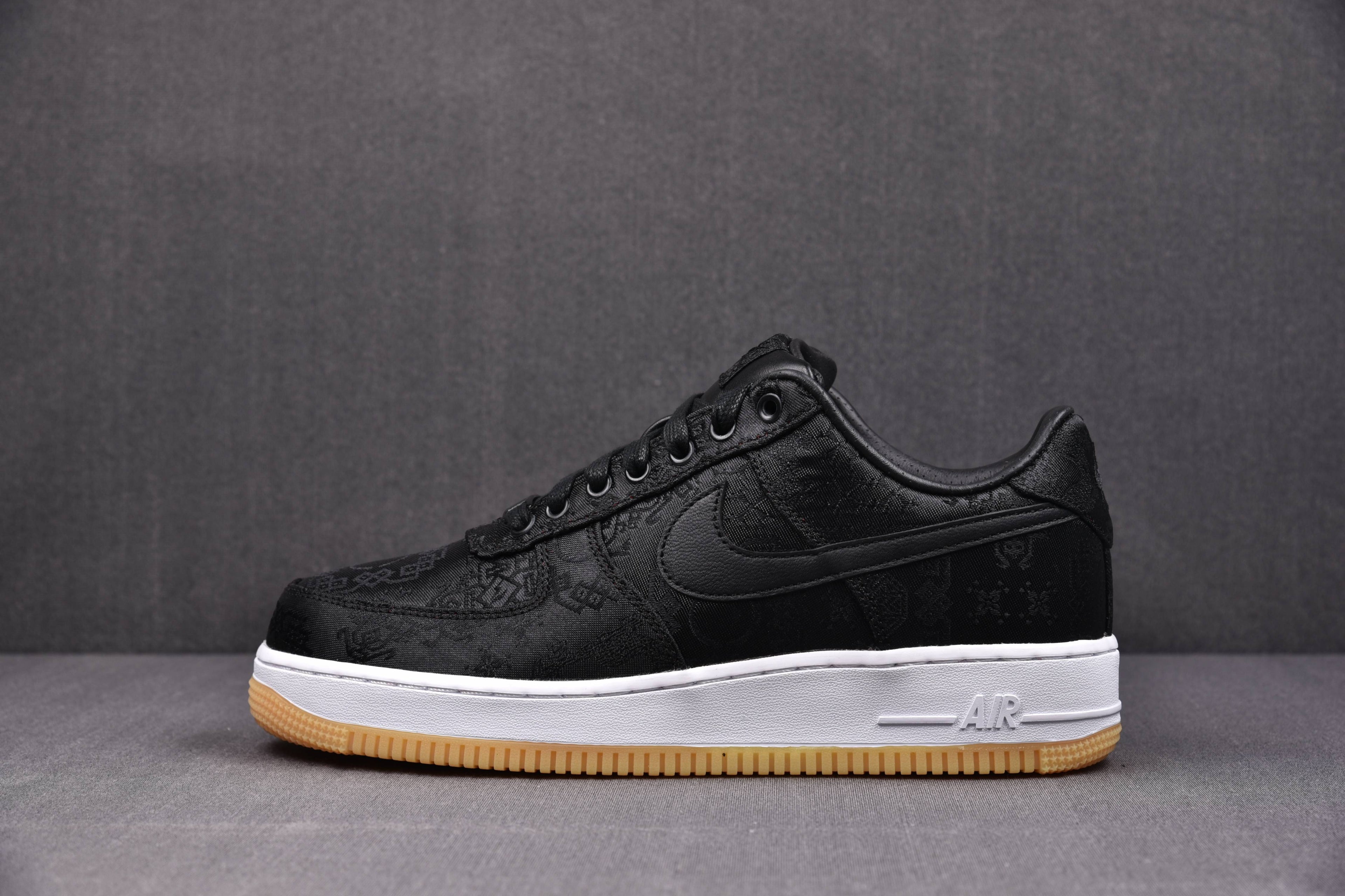 Nike Air Force 1 Low x Fragment Design x CLOT 'Black Silk'