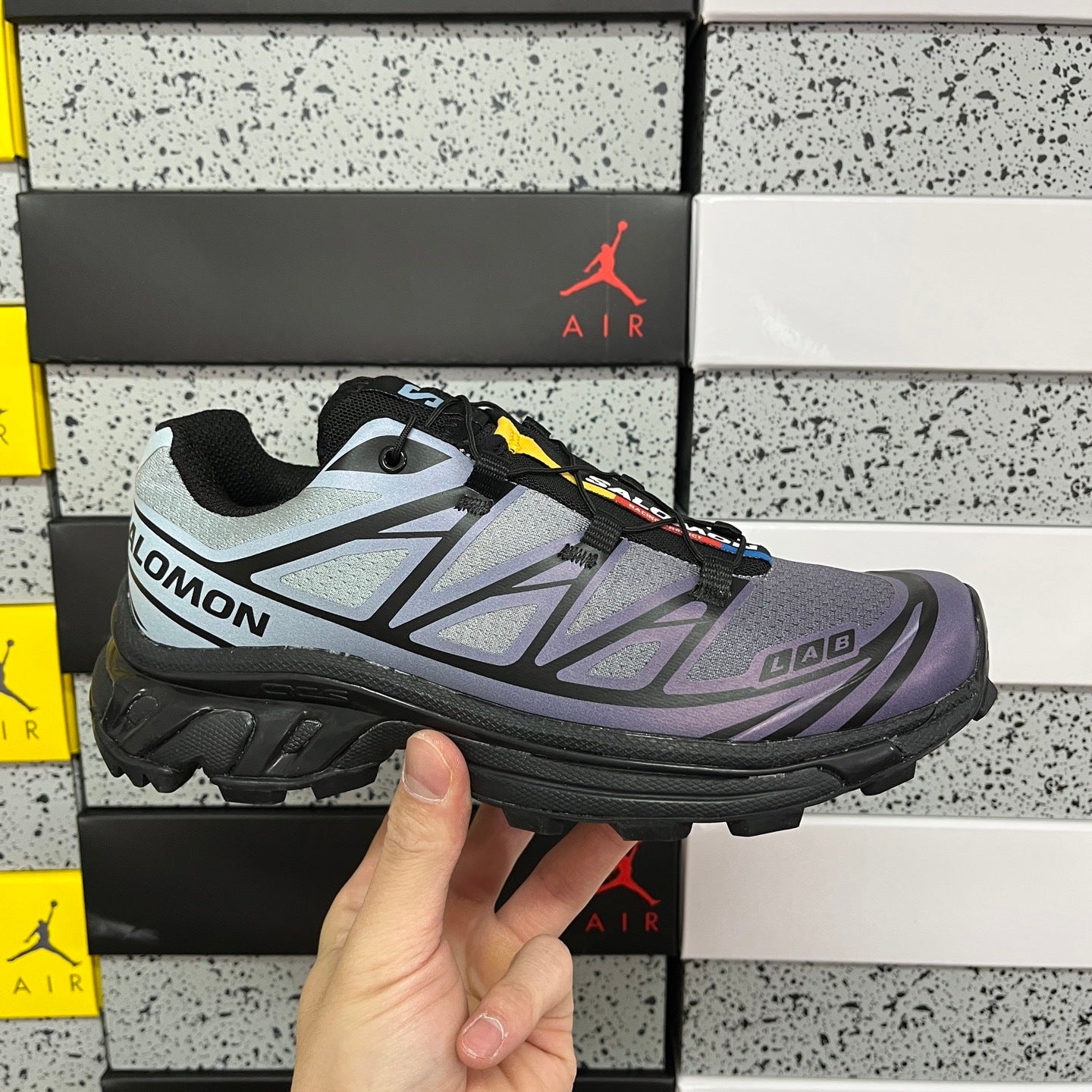 SALOMON-XT-6 Chromatic 'Black Blue Fog Cadet'