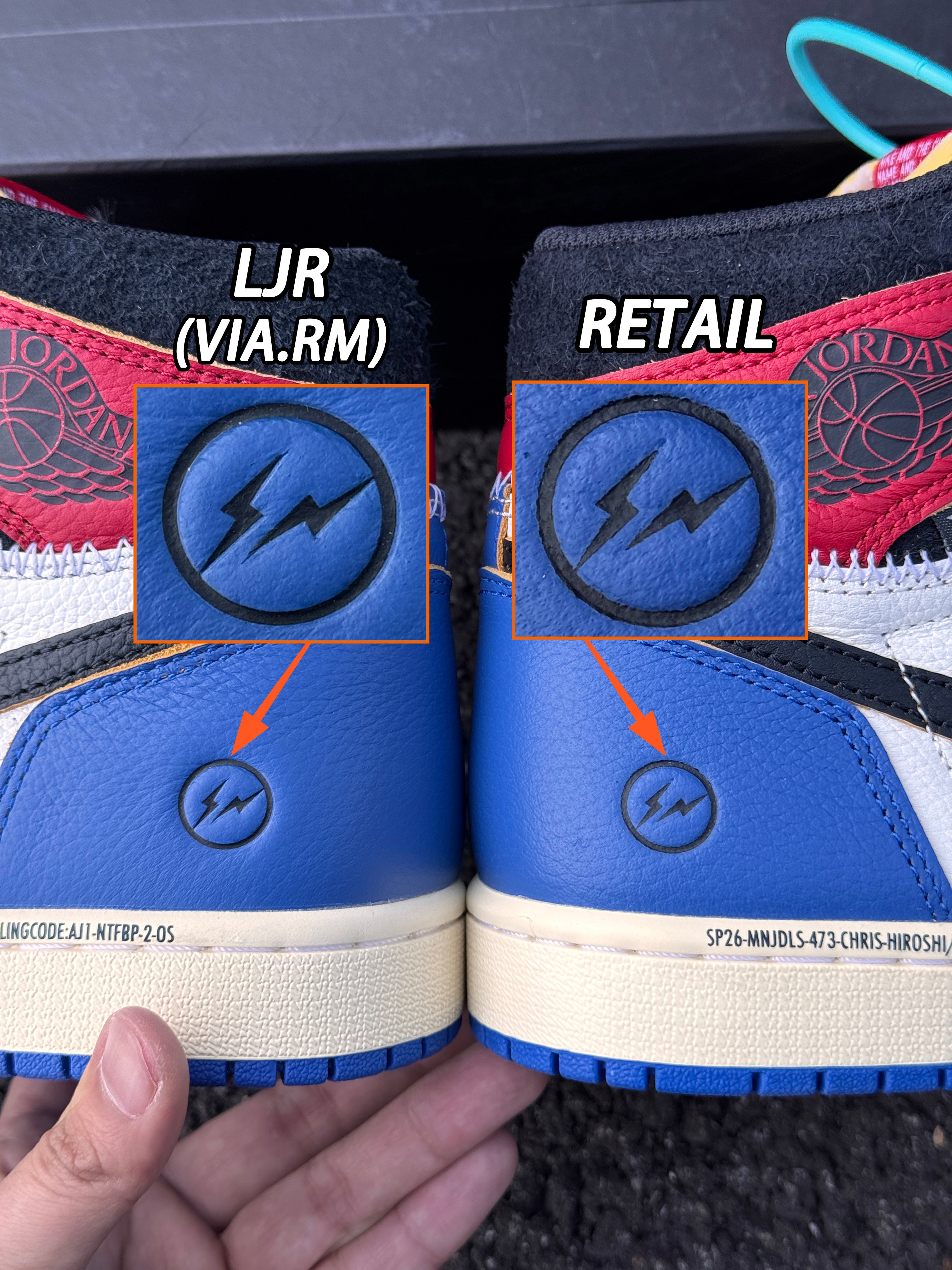Jordan 1 Retro High x Fragment x Union LA OG SP 'Varsity Red Sport Royal'