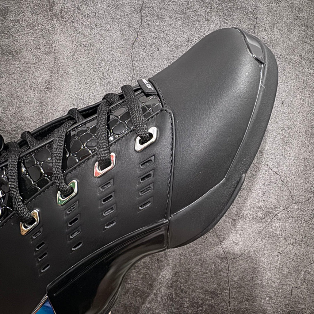 Jordan 17 Low 'Black Chrome'