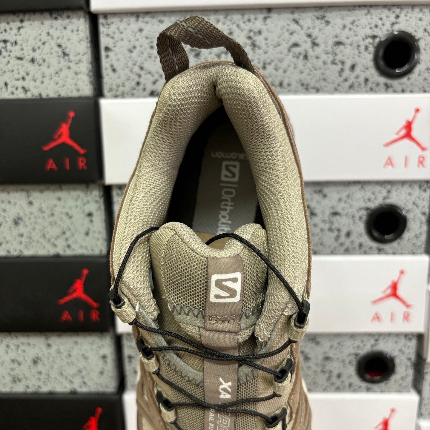 SALOMON-XA Pro 3D Suede 'Feather Gray Caribou Vanilla Ice'