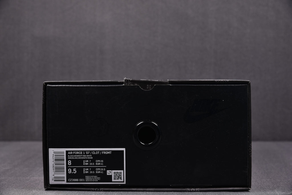 Nike Air Force 1 Low x Fragment Design x CLOT 'Black Silk'