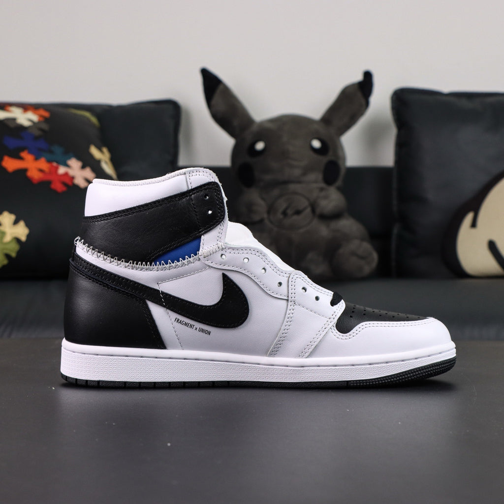 Jordan 1 Retro High OG SP x Fragment x Union LA 'White Black'