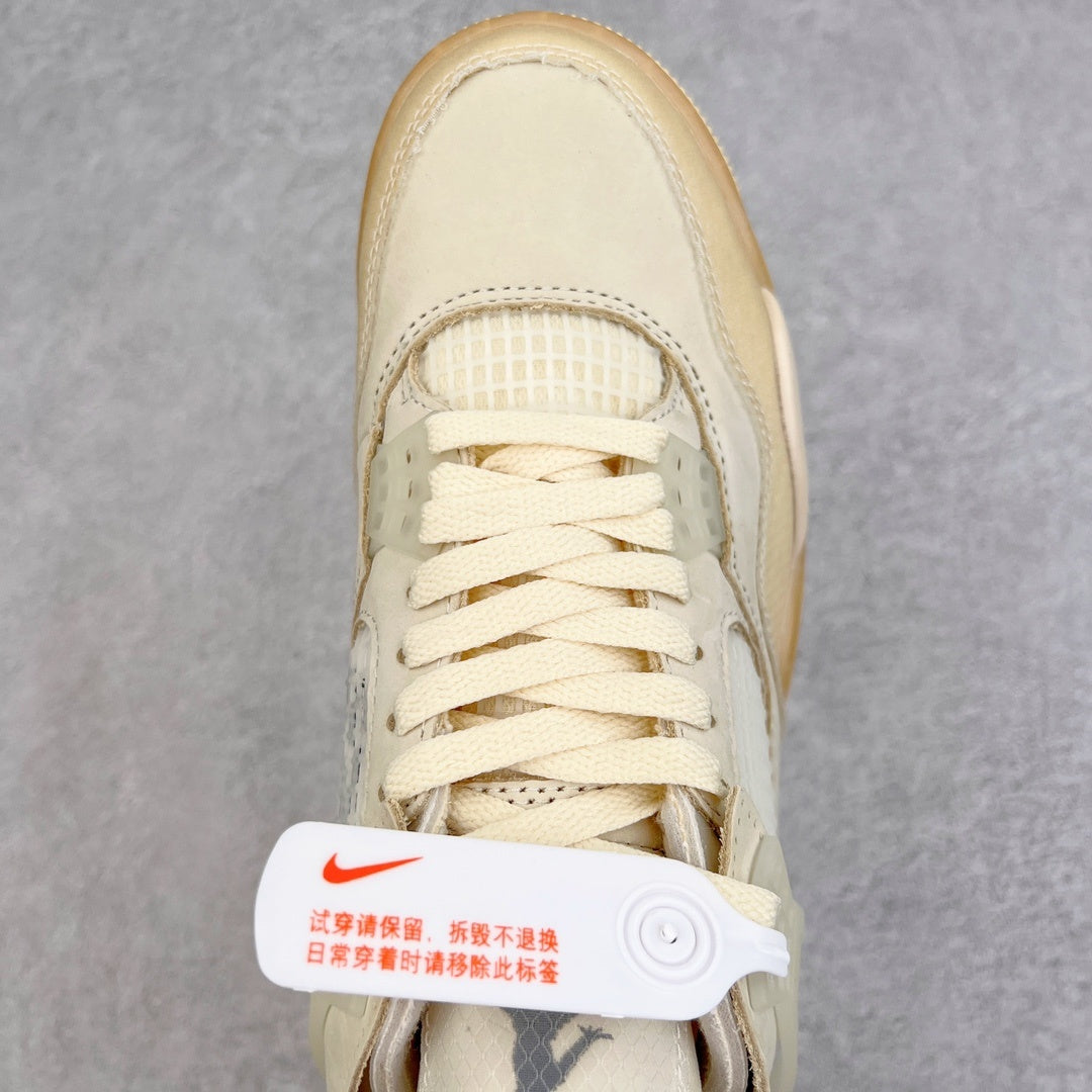 Jordan 4 x Off-White 'Sail'