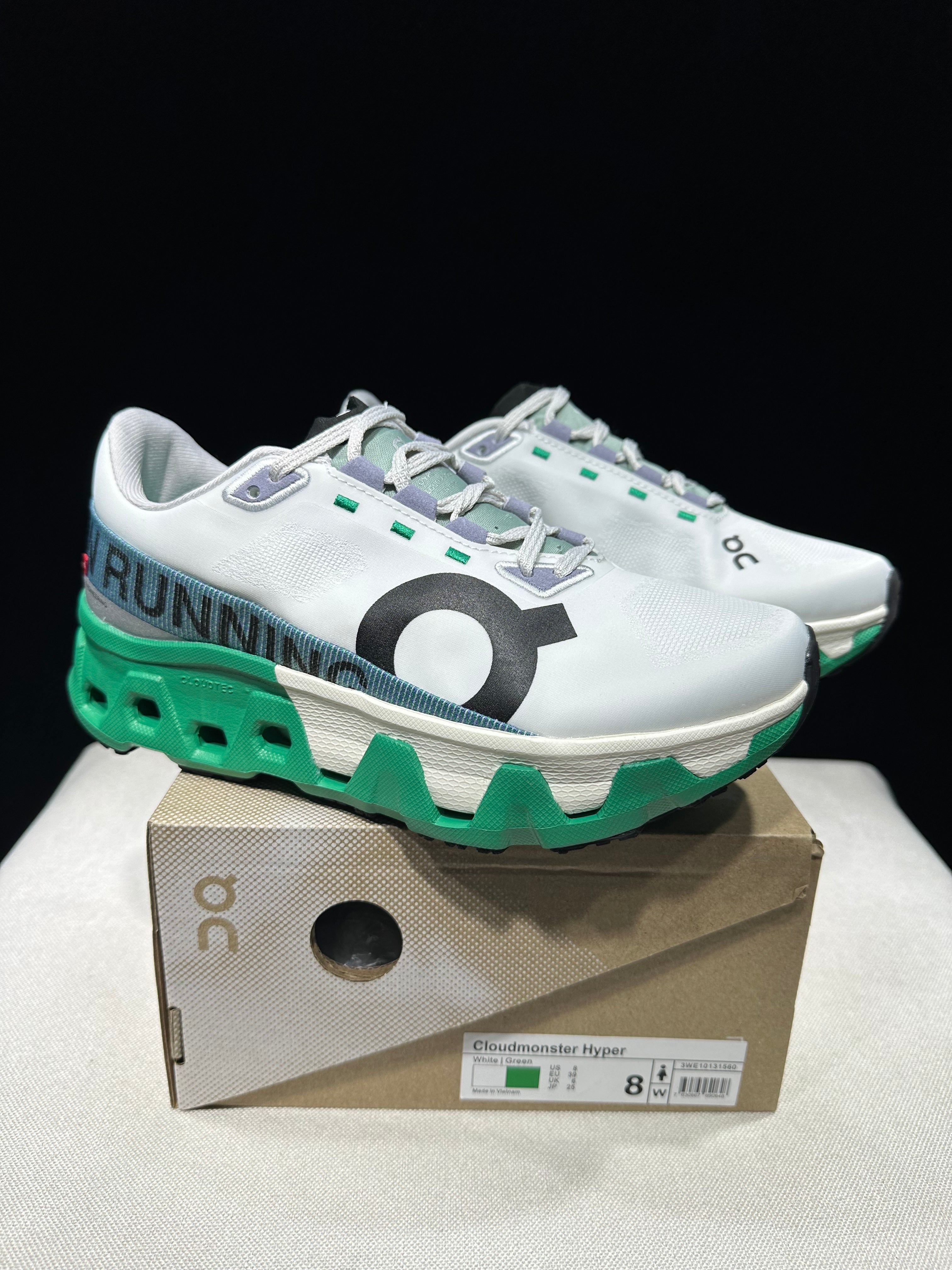 ON - Cloudmonster Hyper 'White | Mint'