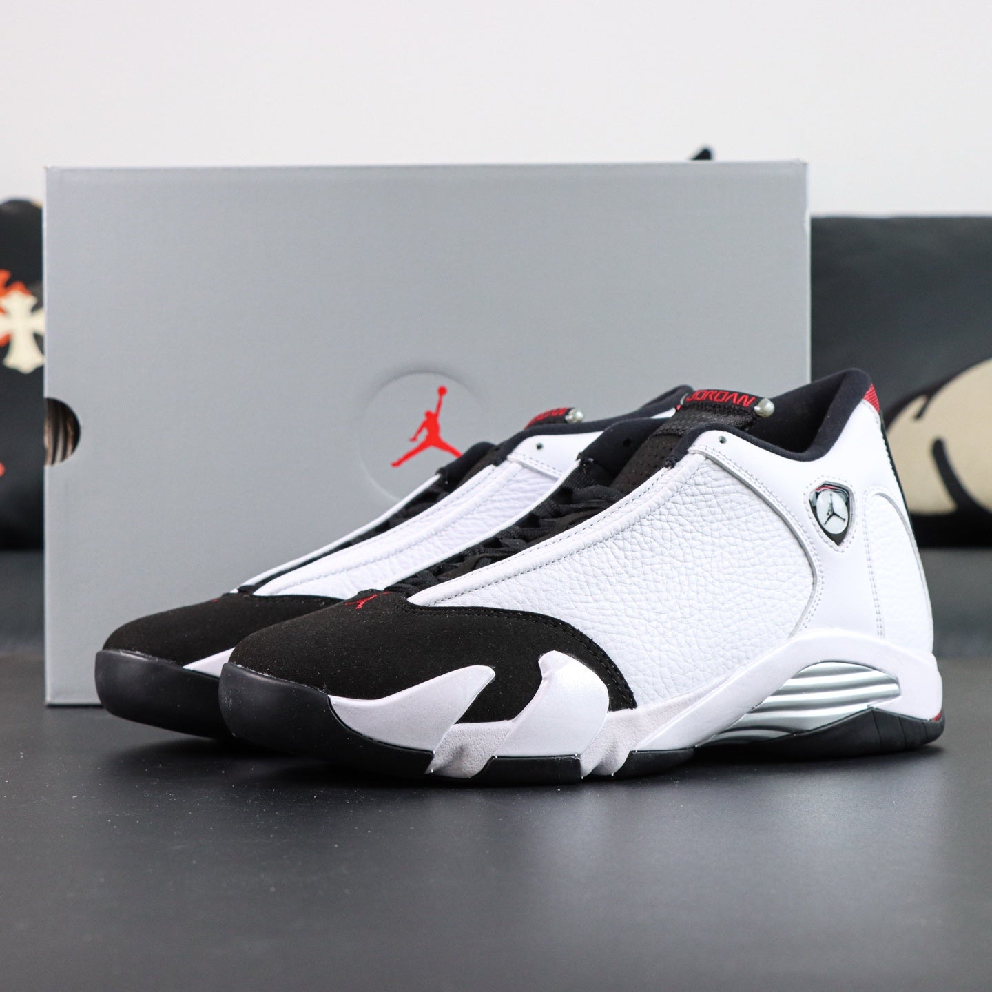 Jordan 14 Retro 'Black Toe'