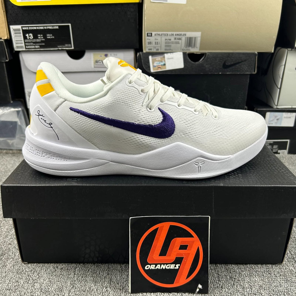 Kobe 8 Protro Lakers Home(FREE SHIPPING)