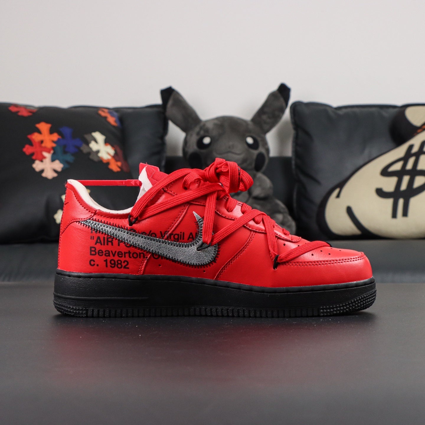 Nike Air Force 1 Low x Off-White 'Crimson University Red'