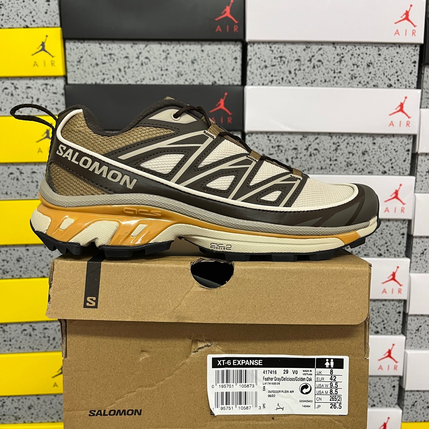 SALOMON-XT-6 Expanse 'Feather Gray Golden Oak'