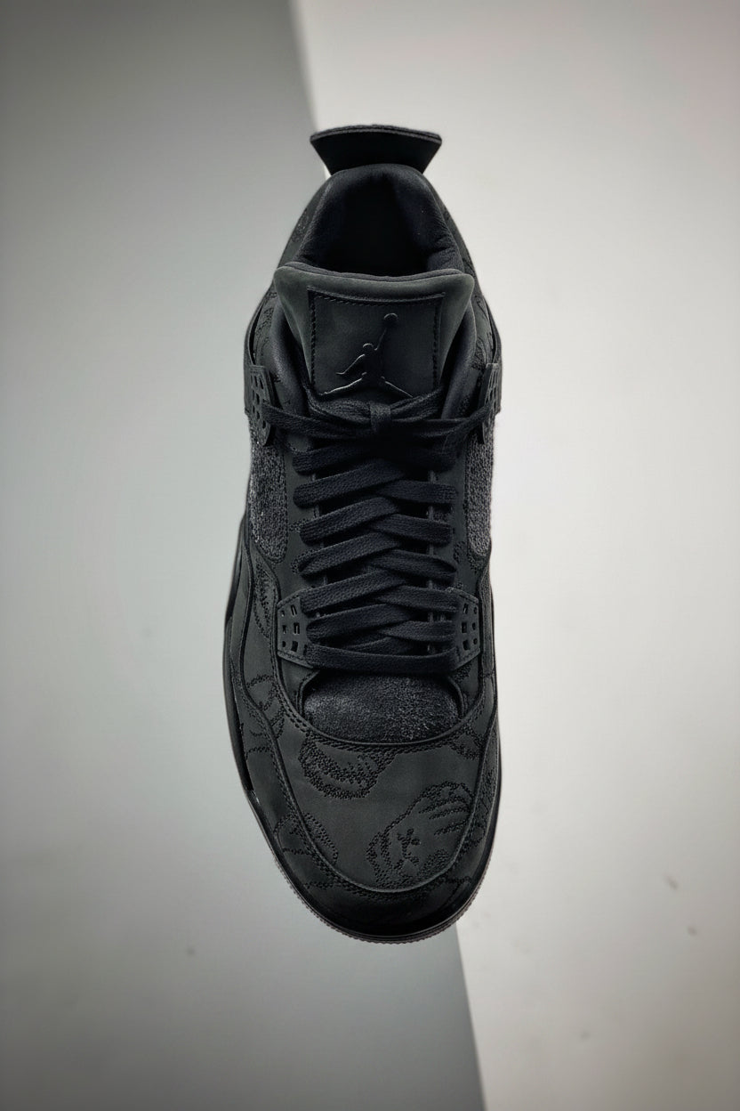 Jordan 4 Retro x KAWS 'Black'