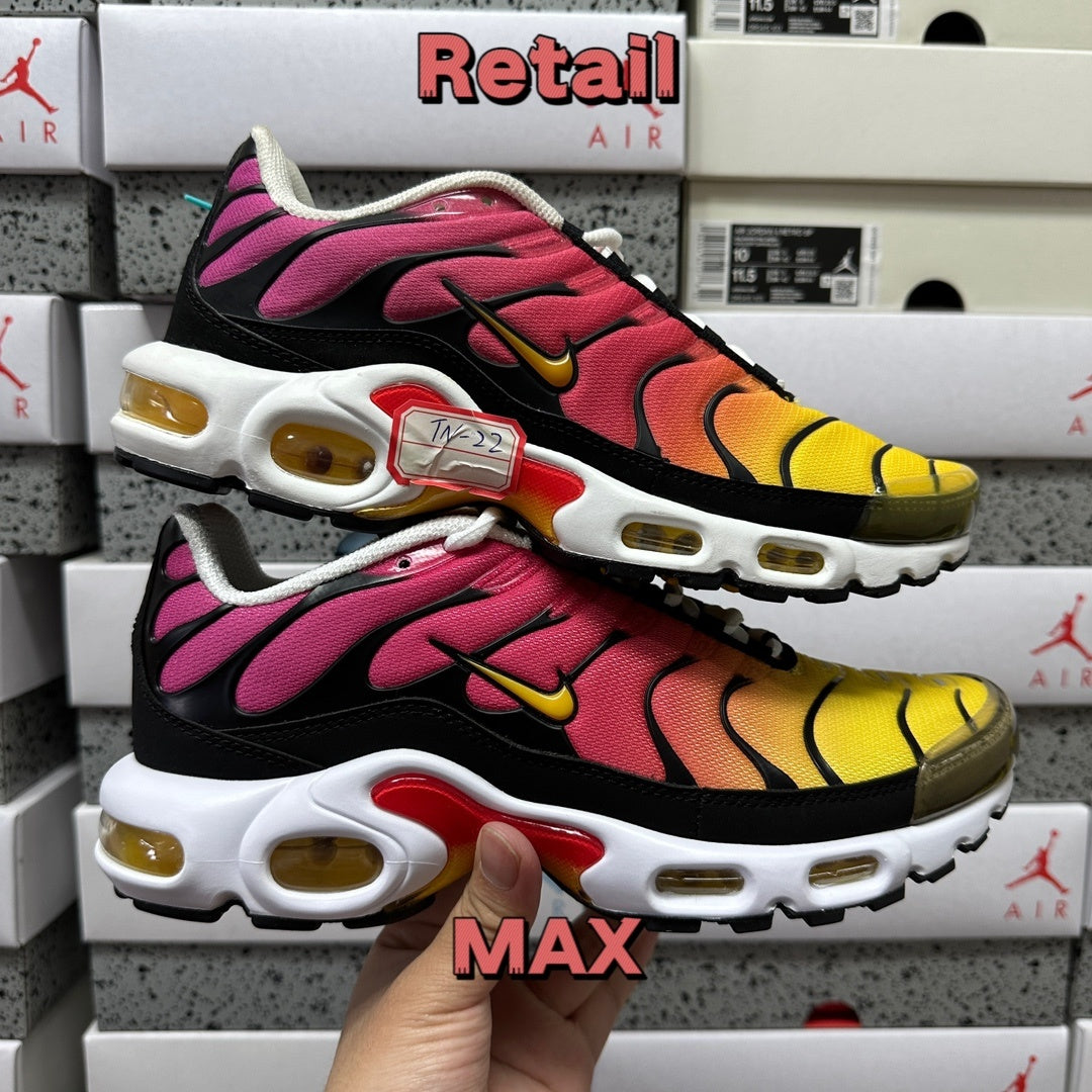 NIKE AIR MAX PLUS Yellow Pink Gradient