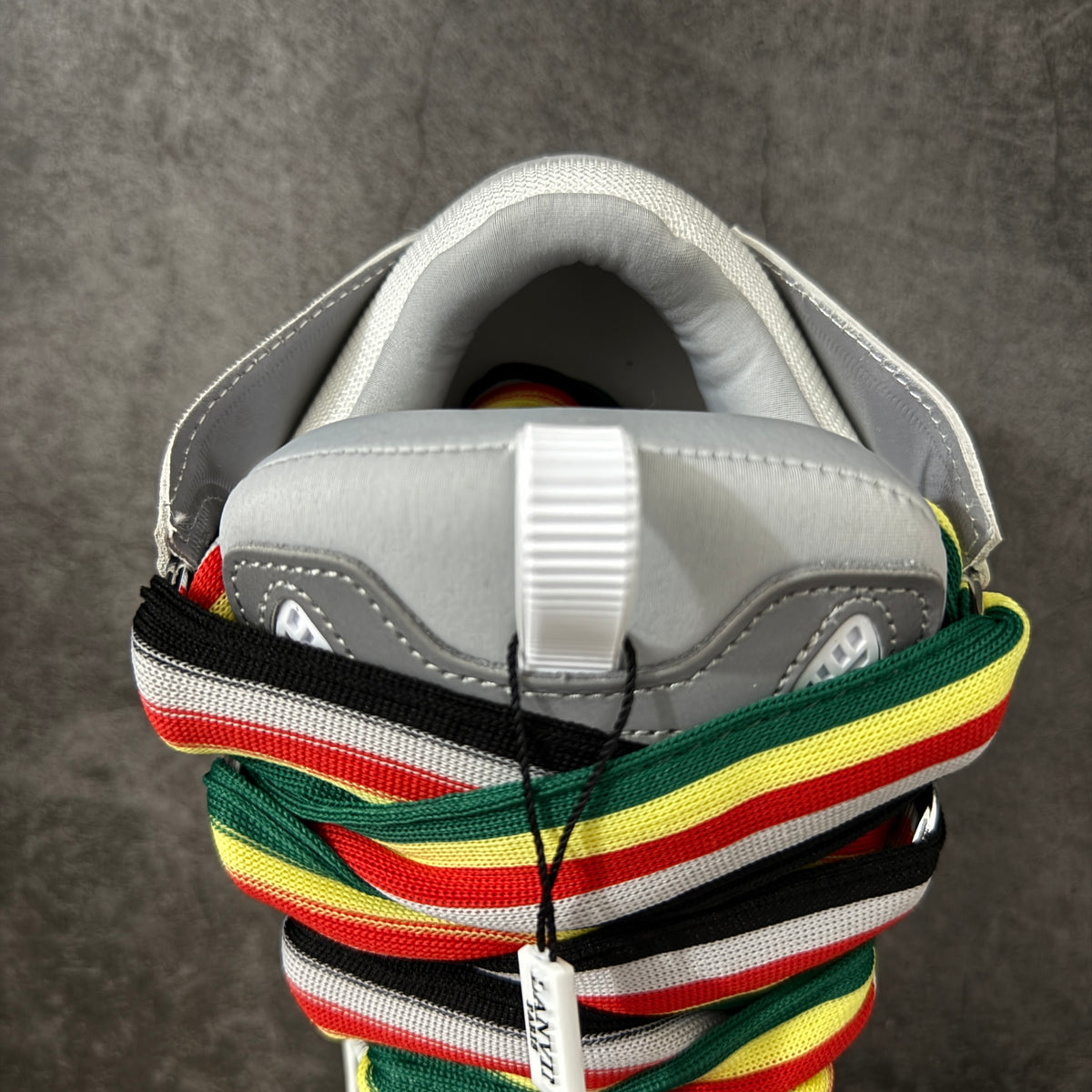 LANVIN CURB SNEAKER white and multicolor