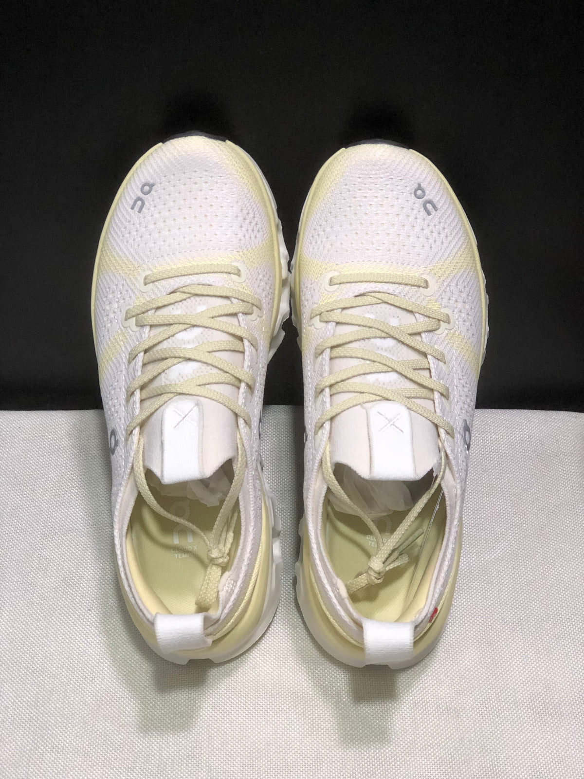 ON - CLOUD X TEMPO 1 ECLIPSE WHITE YELLOW