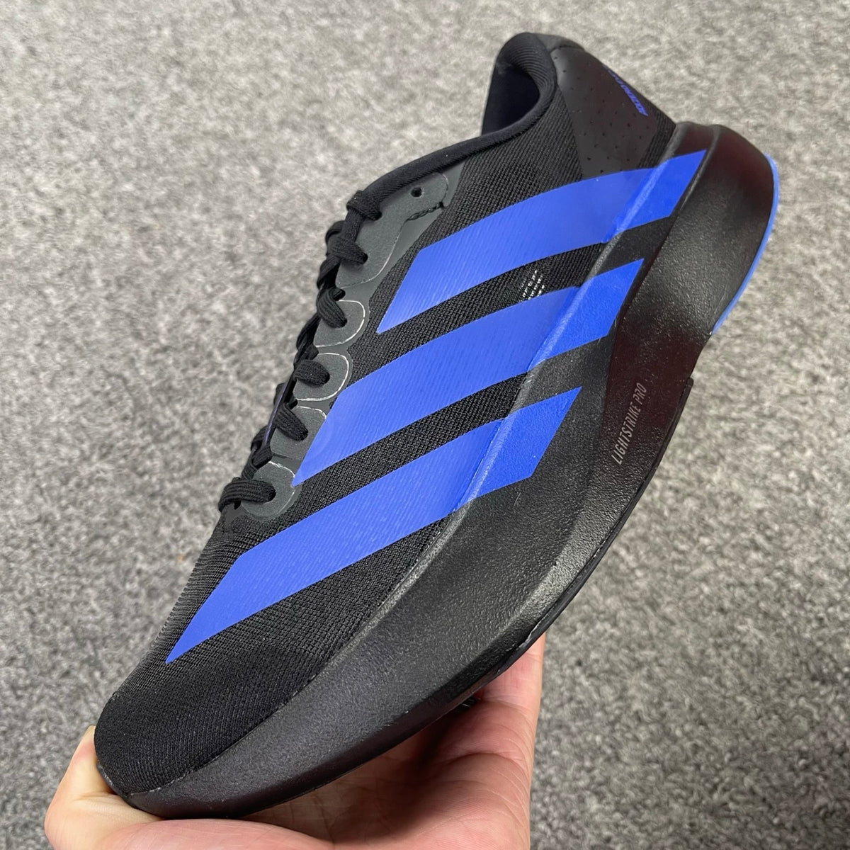 adidas Adizero Evo SL Core Black / Lucid Ray Blue