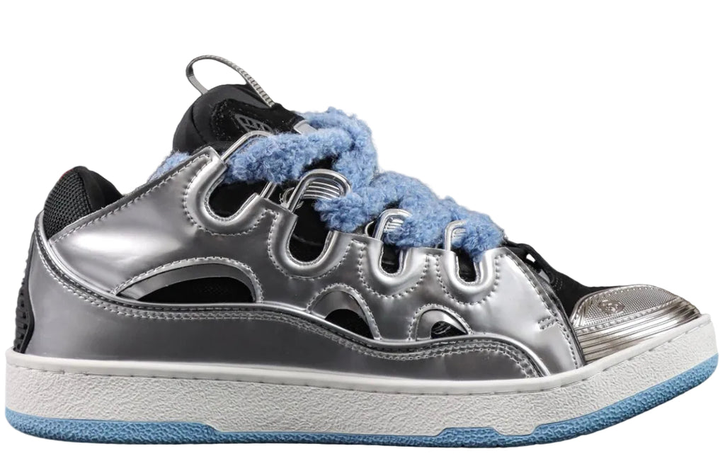LANVIN CURB SNEAKER Silver Metallic