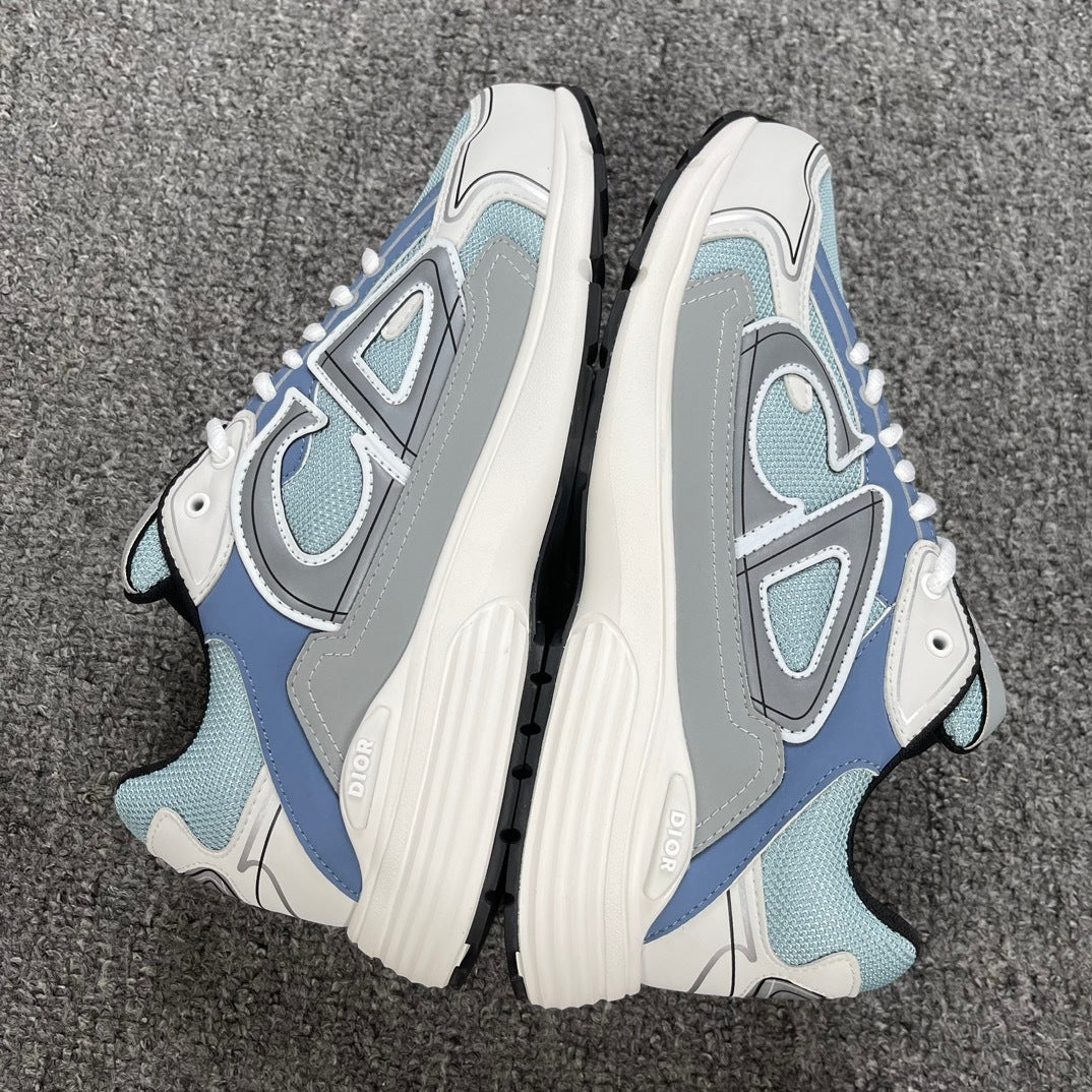 DIOR B30 SNEAKER Countdown light blue, gray, and white