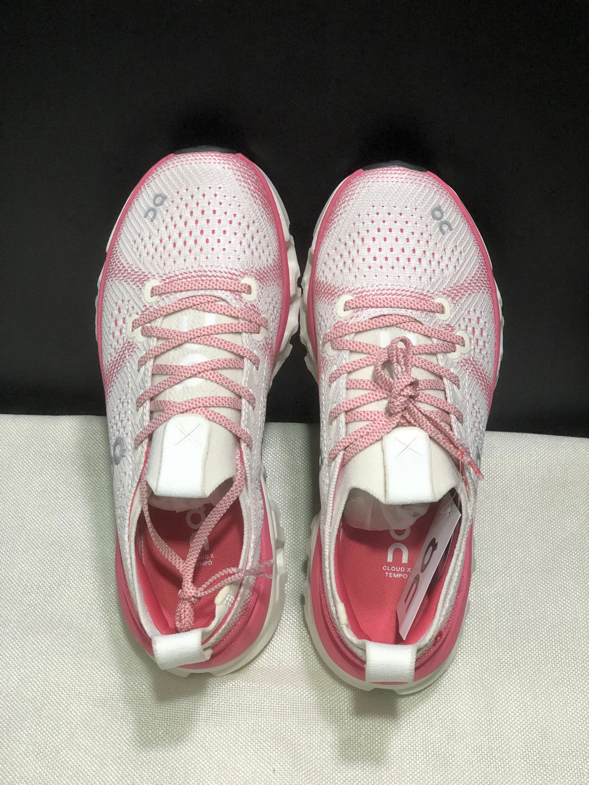 ON - CLOUD X TEMPO 1 ECLIPSE WHITE ROSE RED