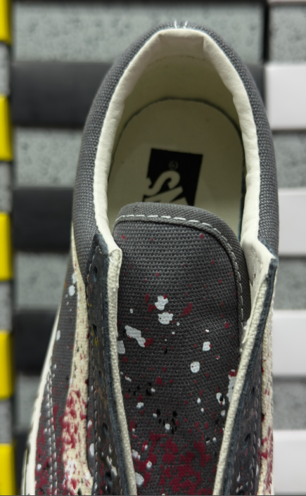 VANS SK8-LOW PAINT SPLATTER CHARCOAL GREY
