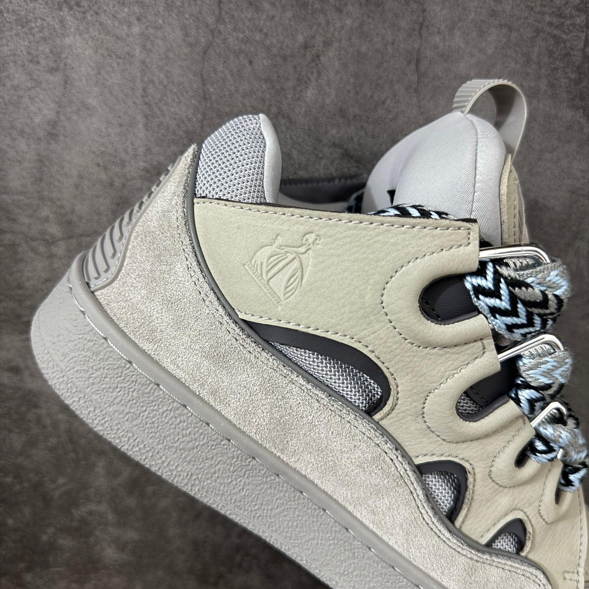 LANVIN CURB SNEAKER grey
