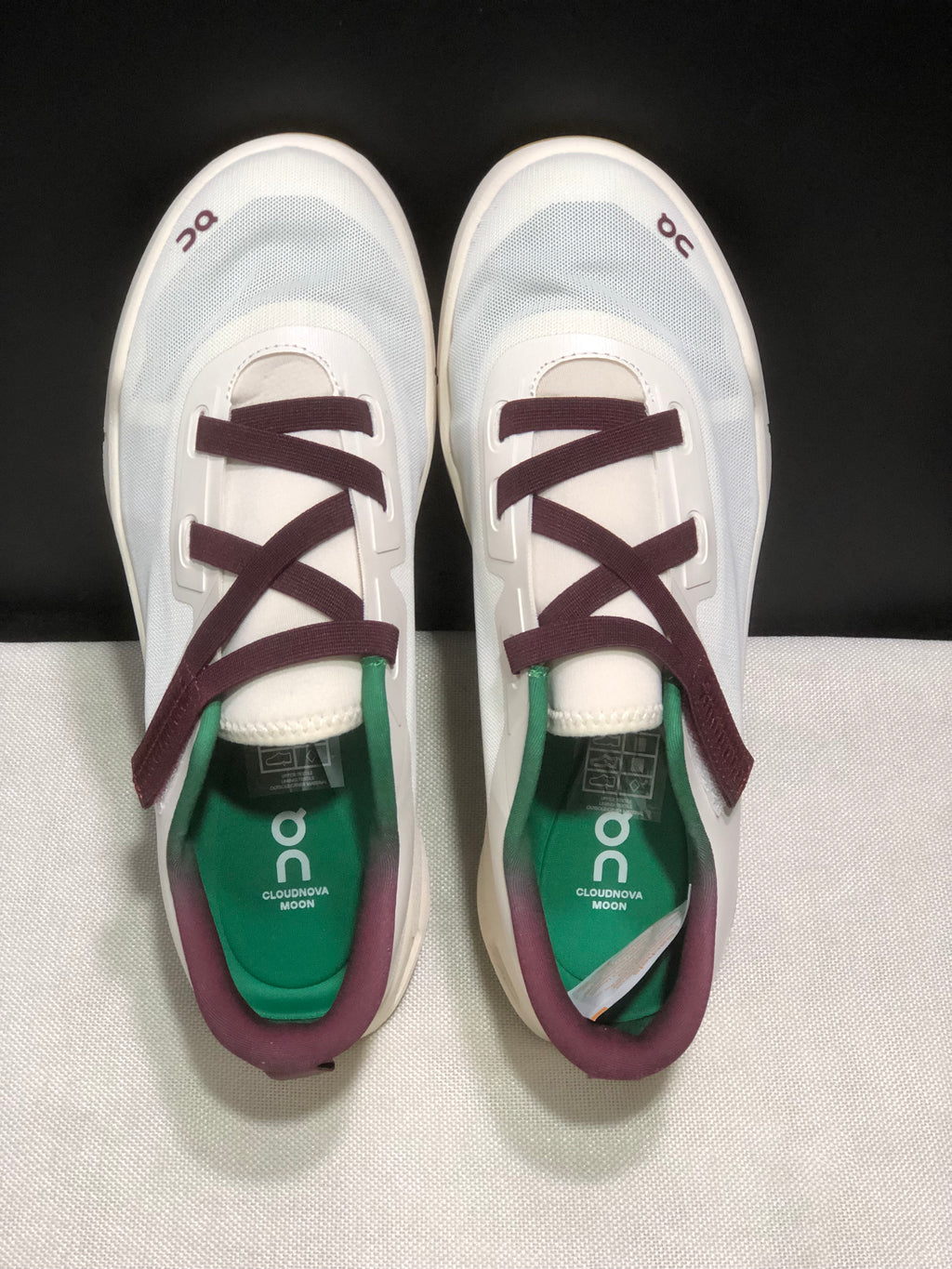 ON - CLOUDNOVA X ZENDAYA BEIGE BURGUNDY