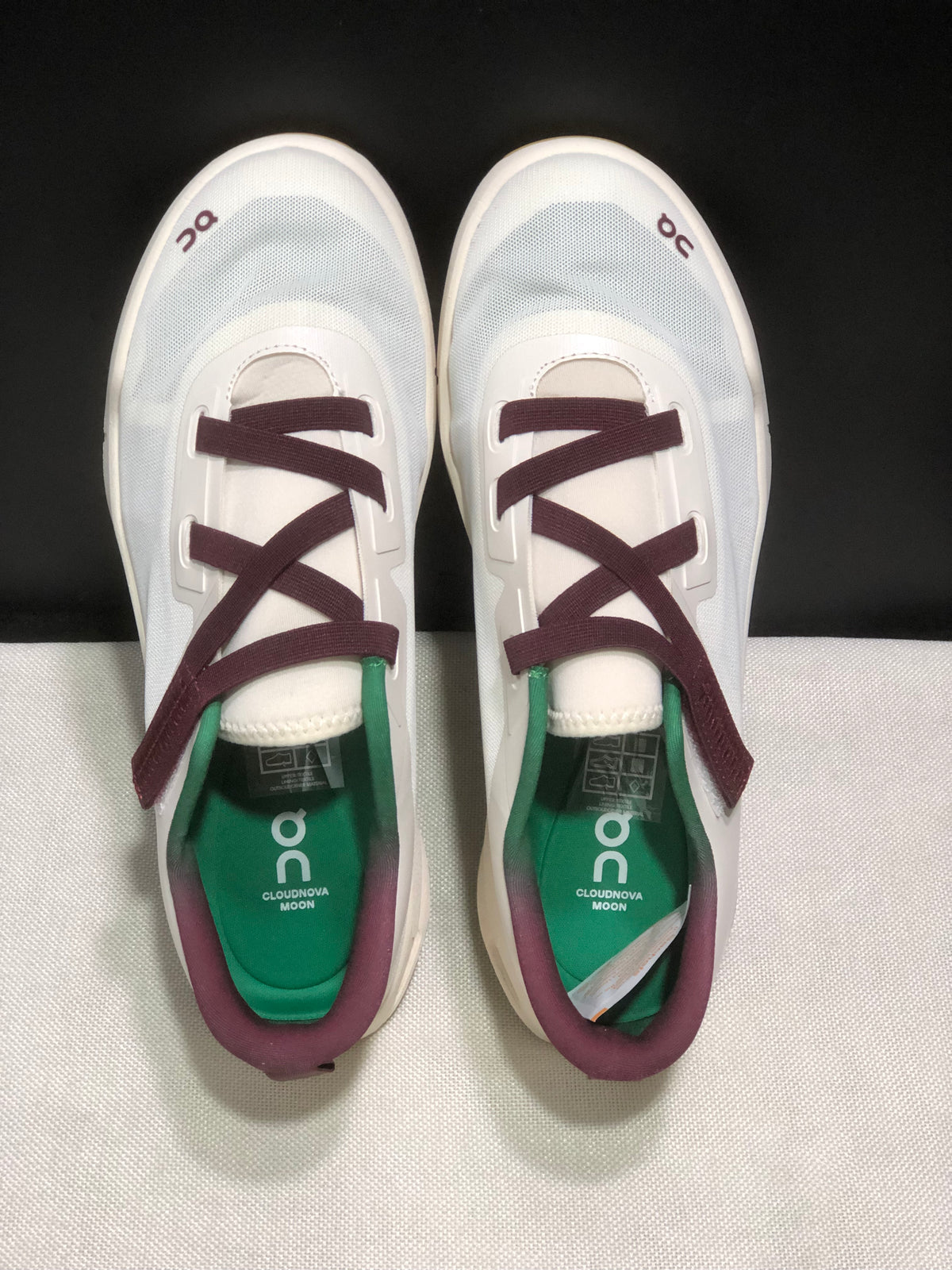 ON - CLOUDNOVA X ZENDAYA BEIGE BURGUNDY