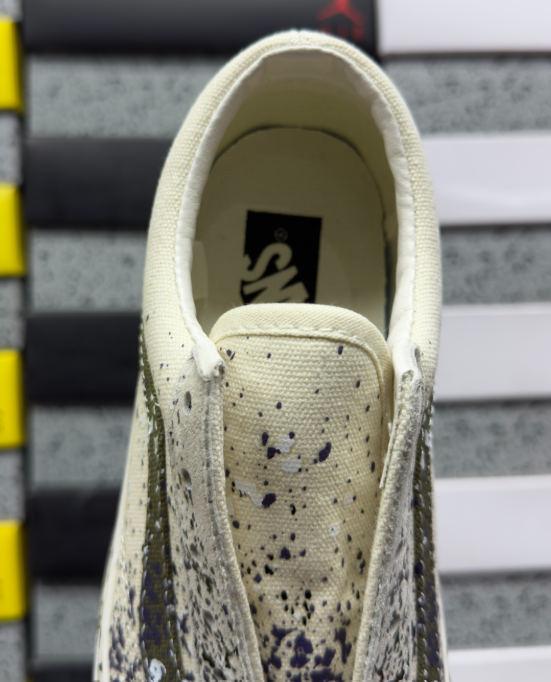 VANS SK8-LOW PAINT SPLATTER TURTLE DOVE