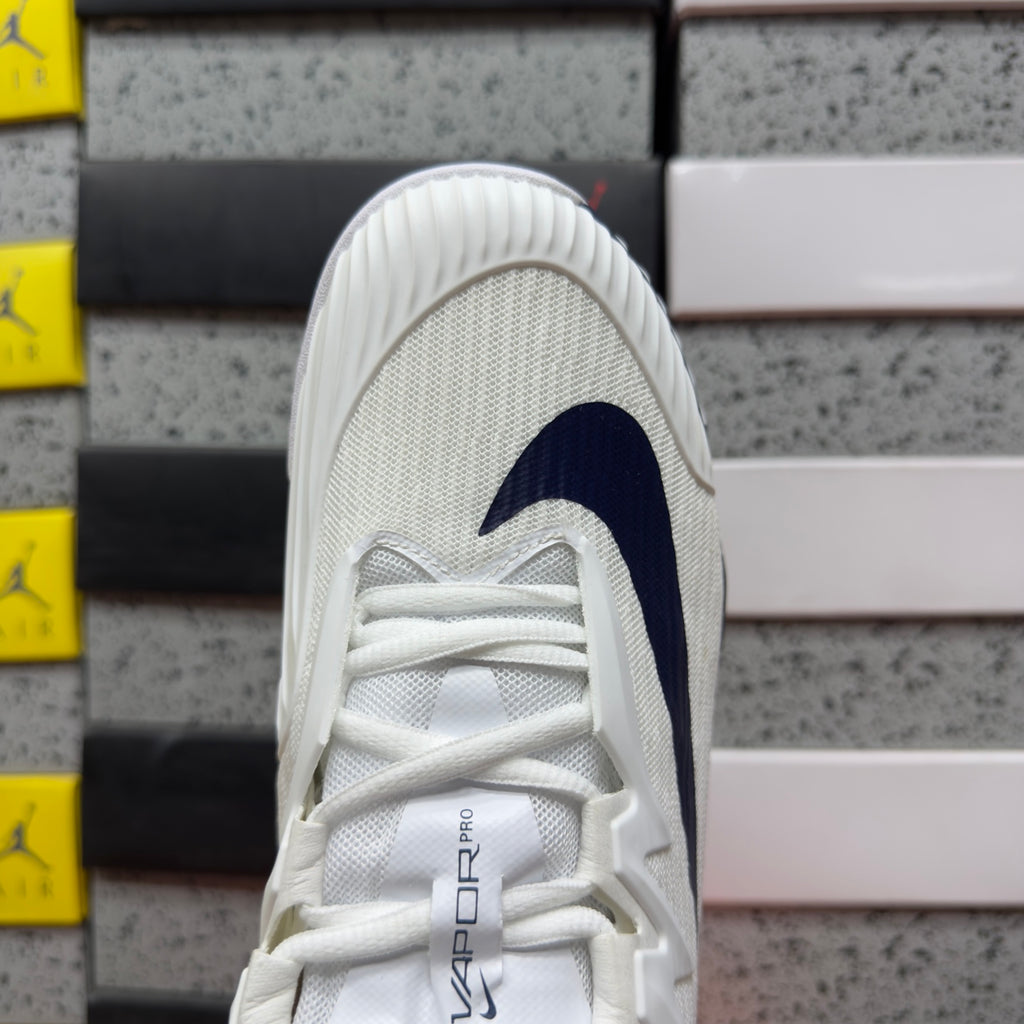 NIKE COURT AIR ZOOM VAPOR PRO 3 HC White Midnight Navy