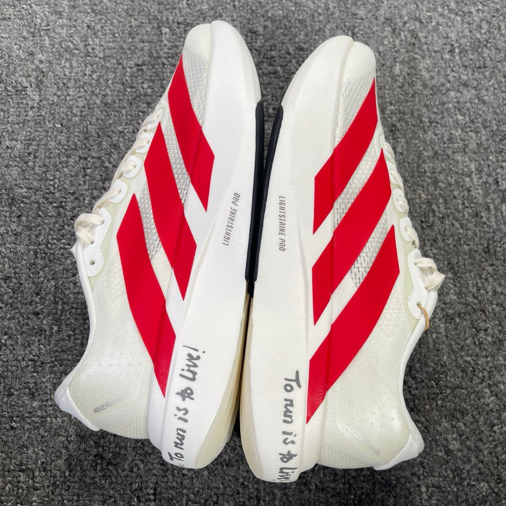 adidas Adizero Evo SL Off White / Better Scarlet / Core Black