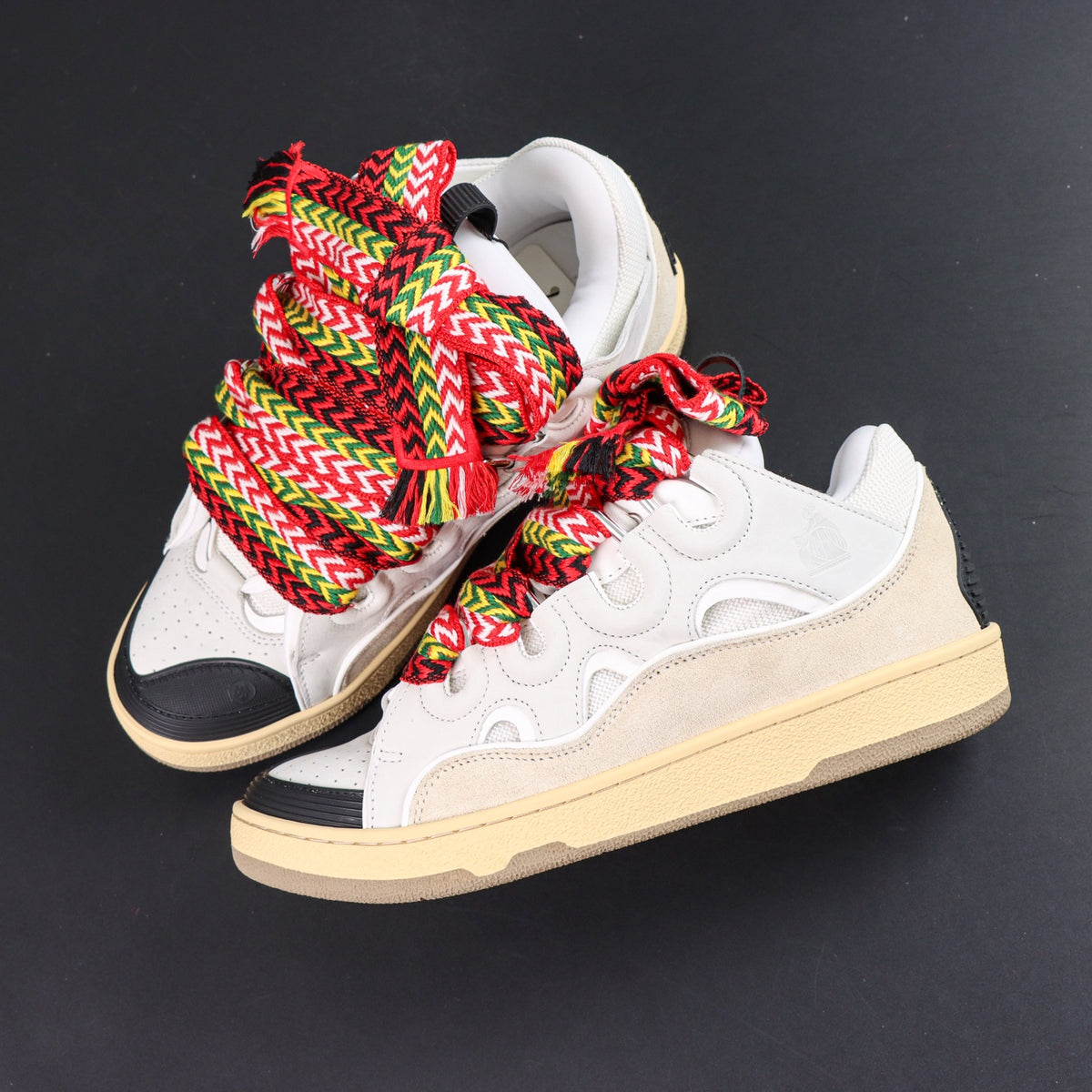 LANVIN SNEAKER white and ivory