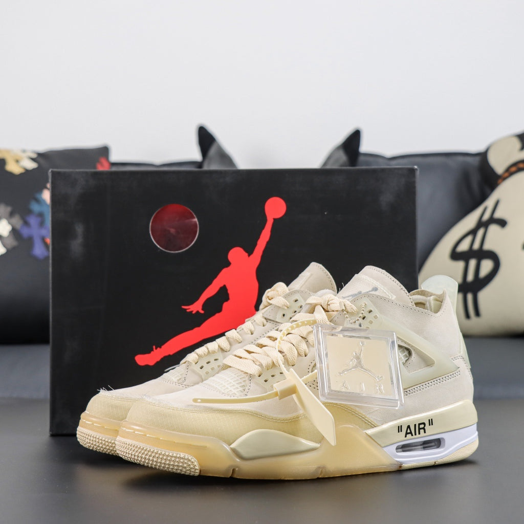 Jordan 4 x Off-White 'Sail'