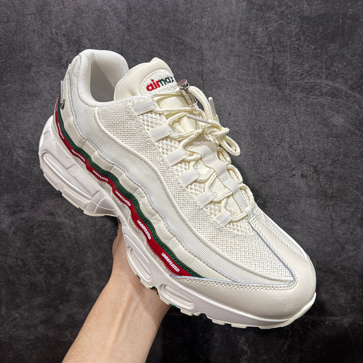 Nike Air Max 95 x Undefeated 'Sail Green Red'