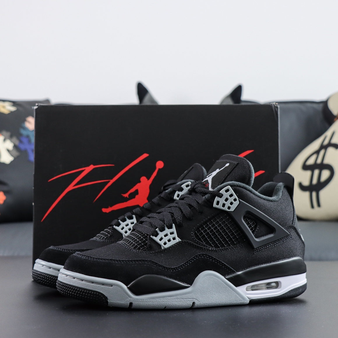 Jordan 4 Retro SE 'Black Canvas'