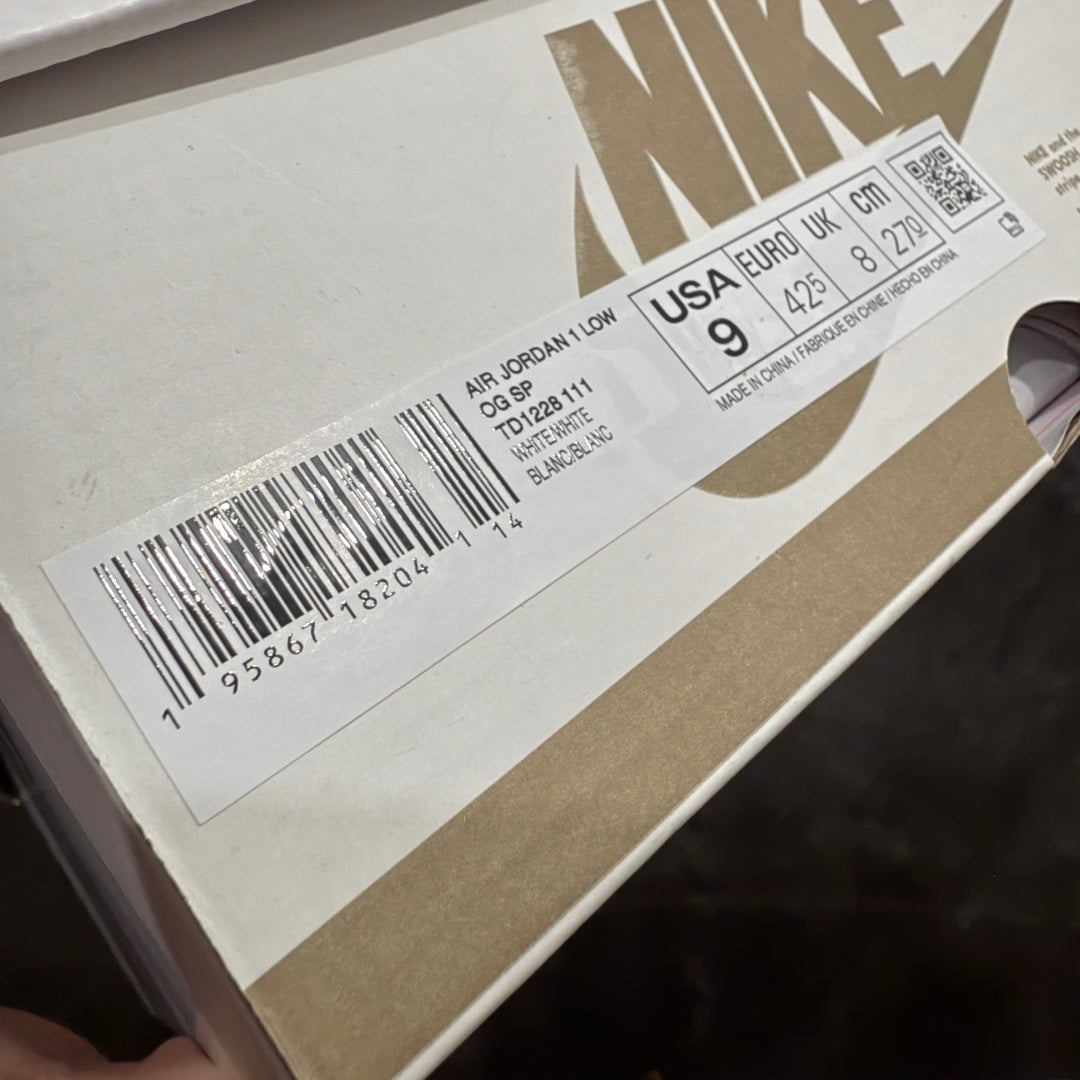 Jordan 1 Low x Travis Scott 'White Party'