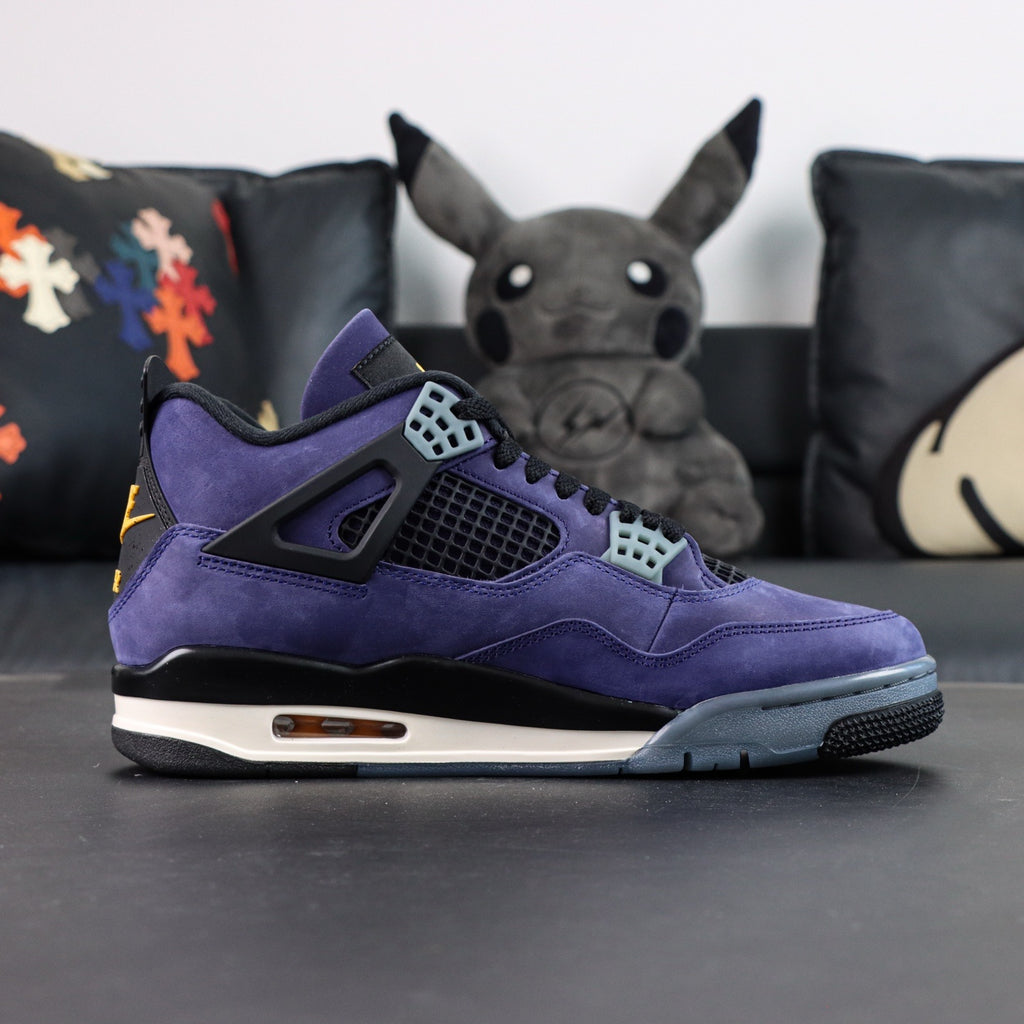 Jordan 4 Retro Lakers Lakeshow "Imperial Purple"
