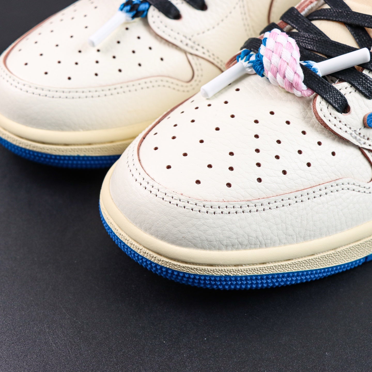 Jordan 1 Low x Travis Scott x Fragment 'Sail Military Blue'