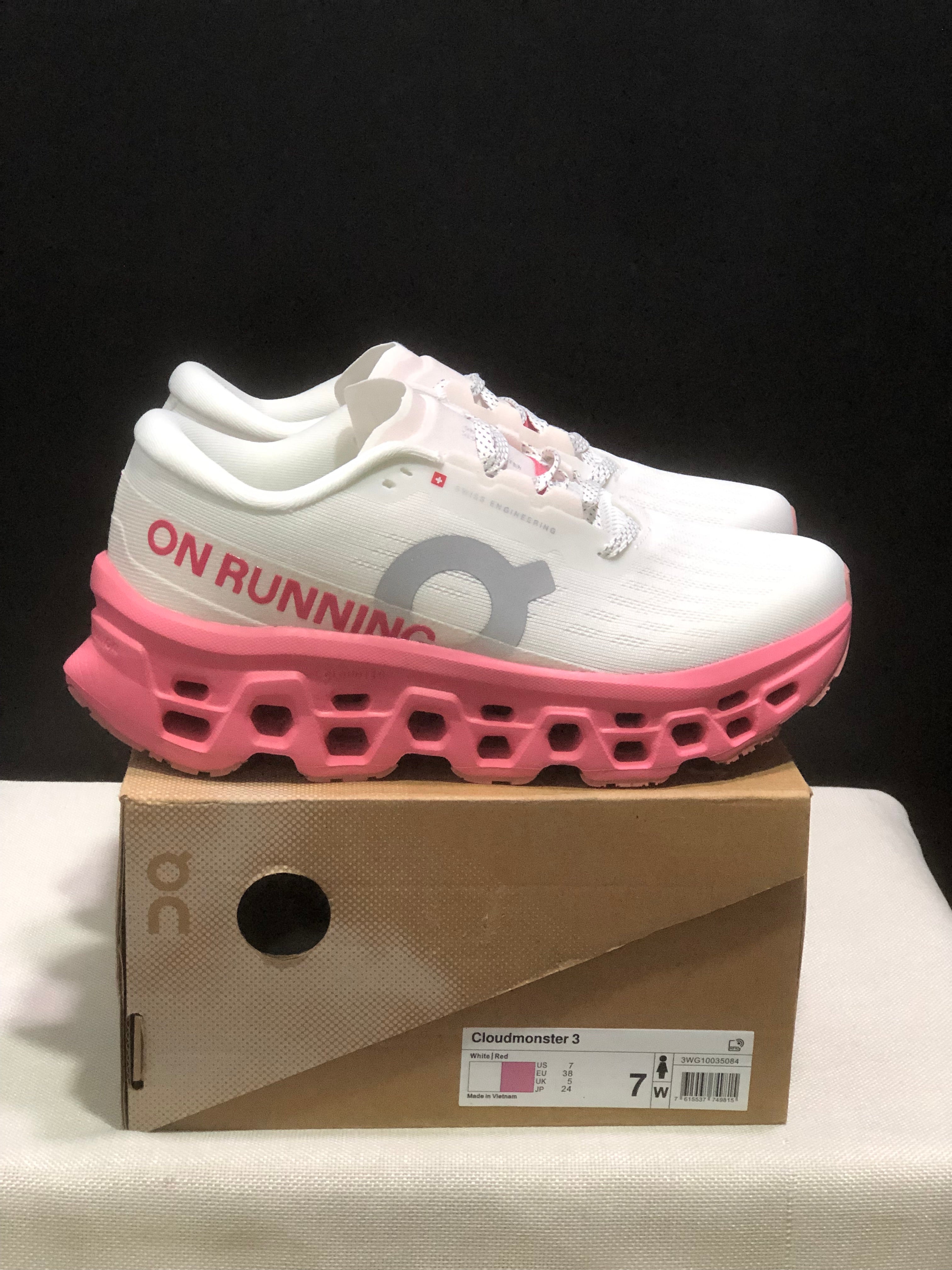 ON - Cloudmonster 3 'Ivory | Camellia'