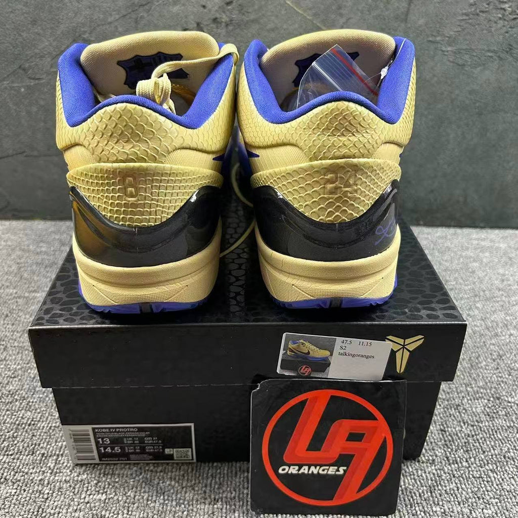 Kobe 4 Protro FC Barcelona Team Gold