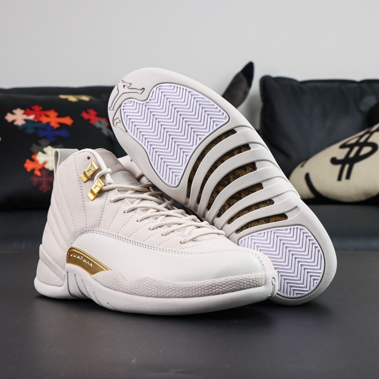 Jordan 12 'Phantom Metallic Gold'
