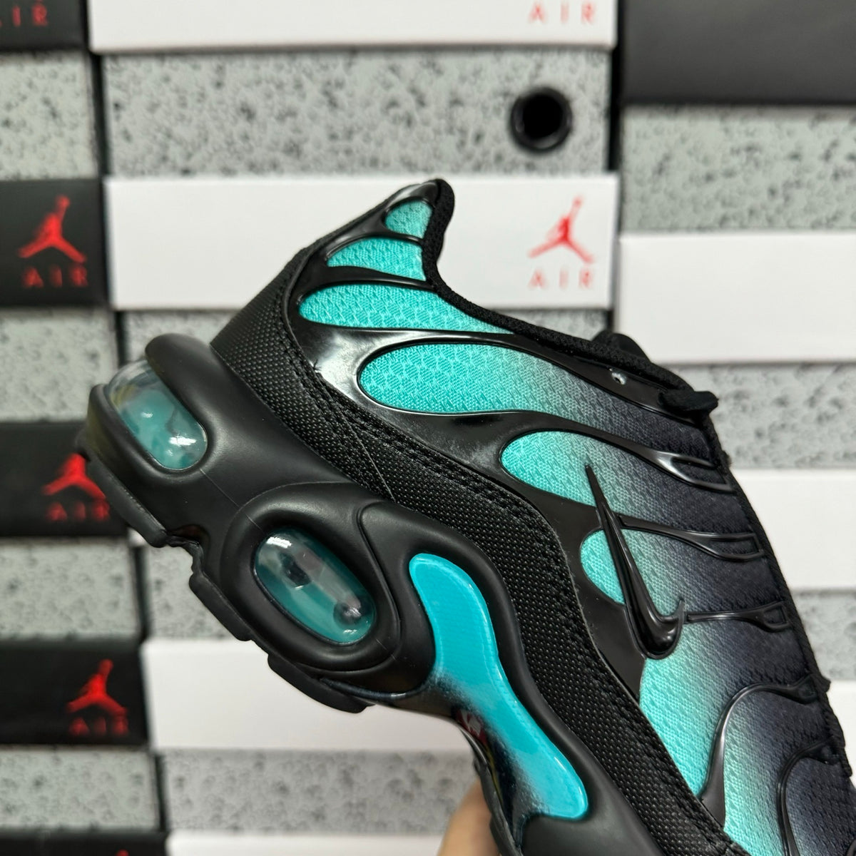 NIKE AIR MAX PLUS Black Dusty Cactus