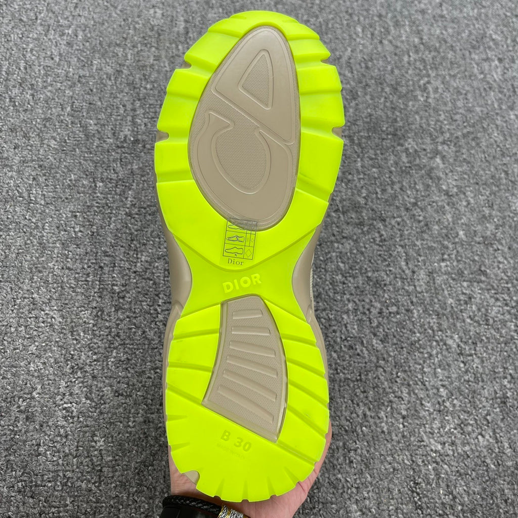 DIOR B30 SNEAKER beige and green