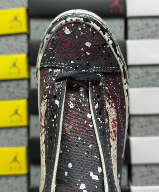 VANS SK8-LOW PAINT SPLATTER CHARCOAL GREY