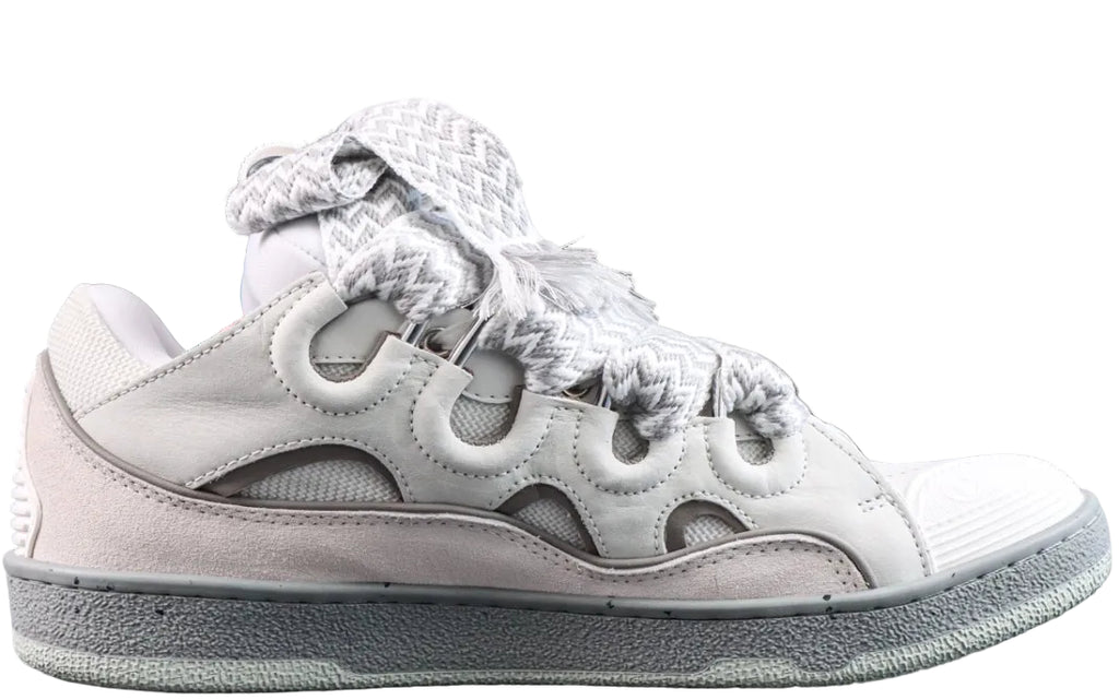 LANVIN SNEAKER Snake Laces White Grey