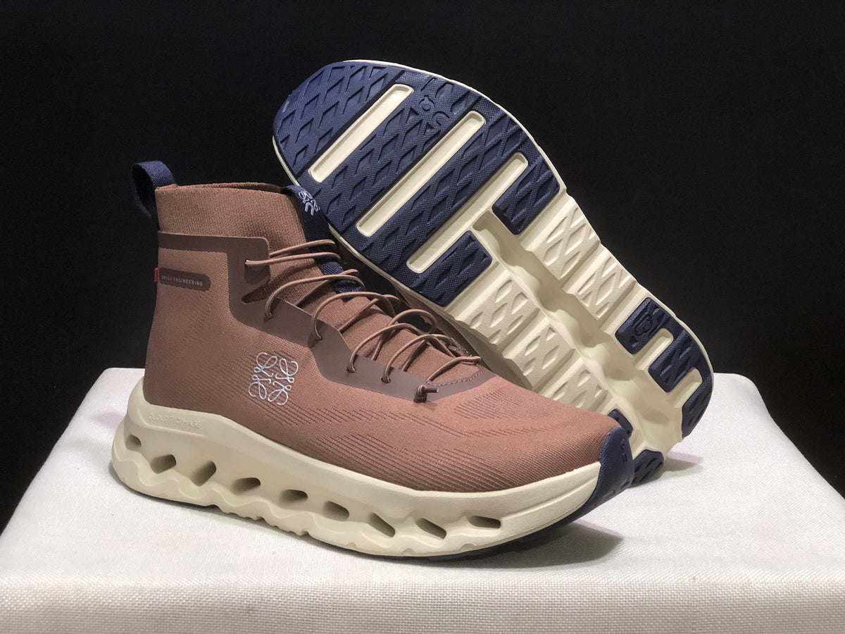 ON - CLOUDTILT HIGH LOEWE Taupe Oatmeal Navy