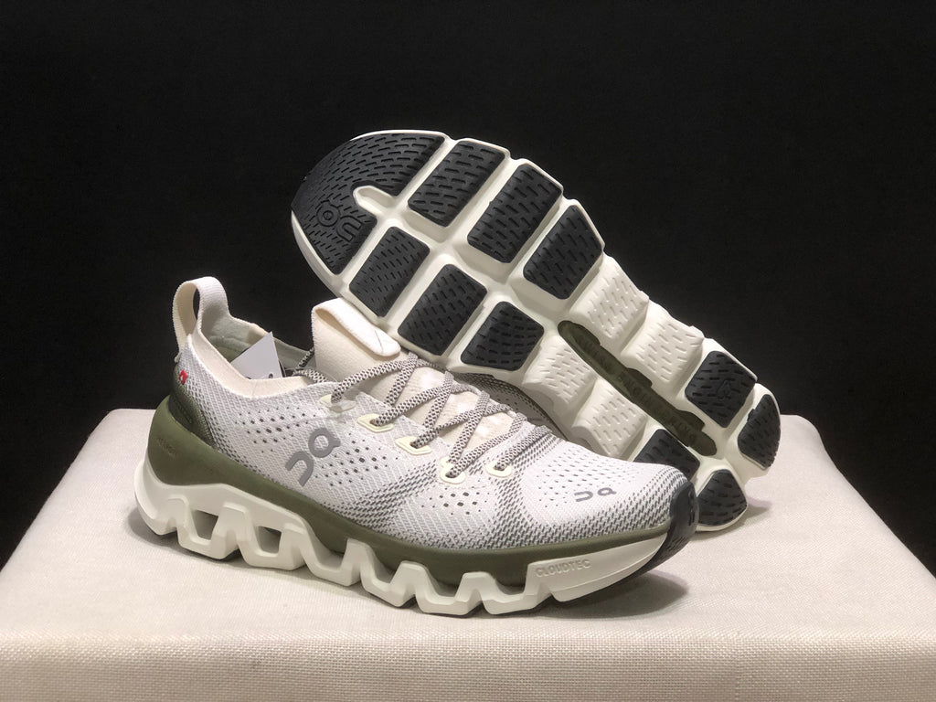 ON - CLOUD X TEMPO 1 ECLIPSE WHITE NAVY GREEN