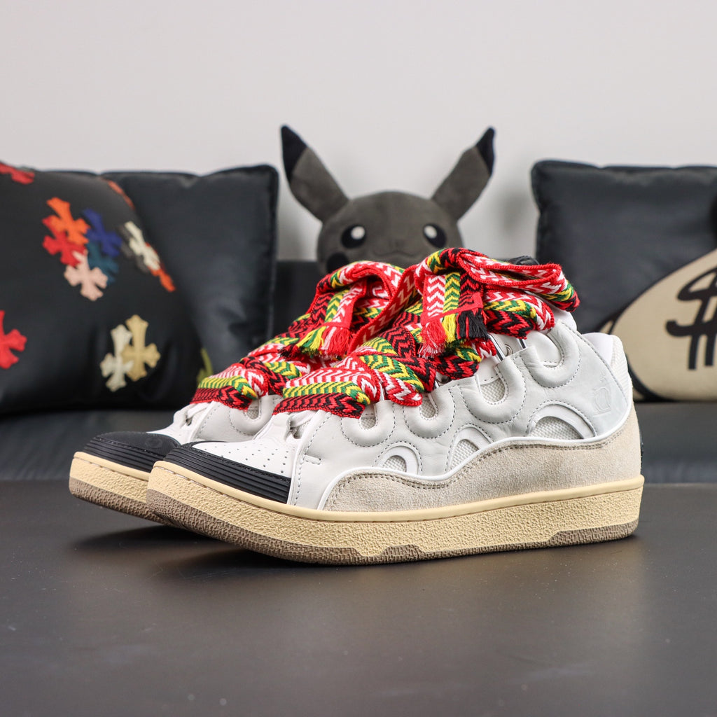 LANVIN SNEAKER white and ivory