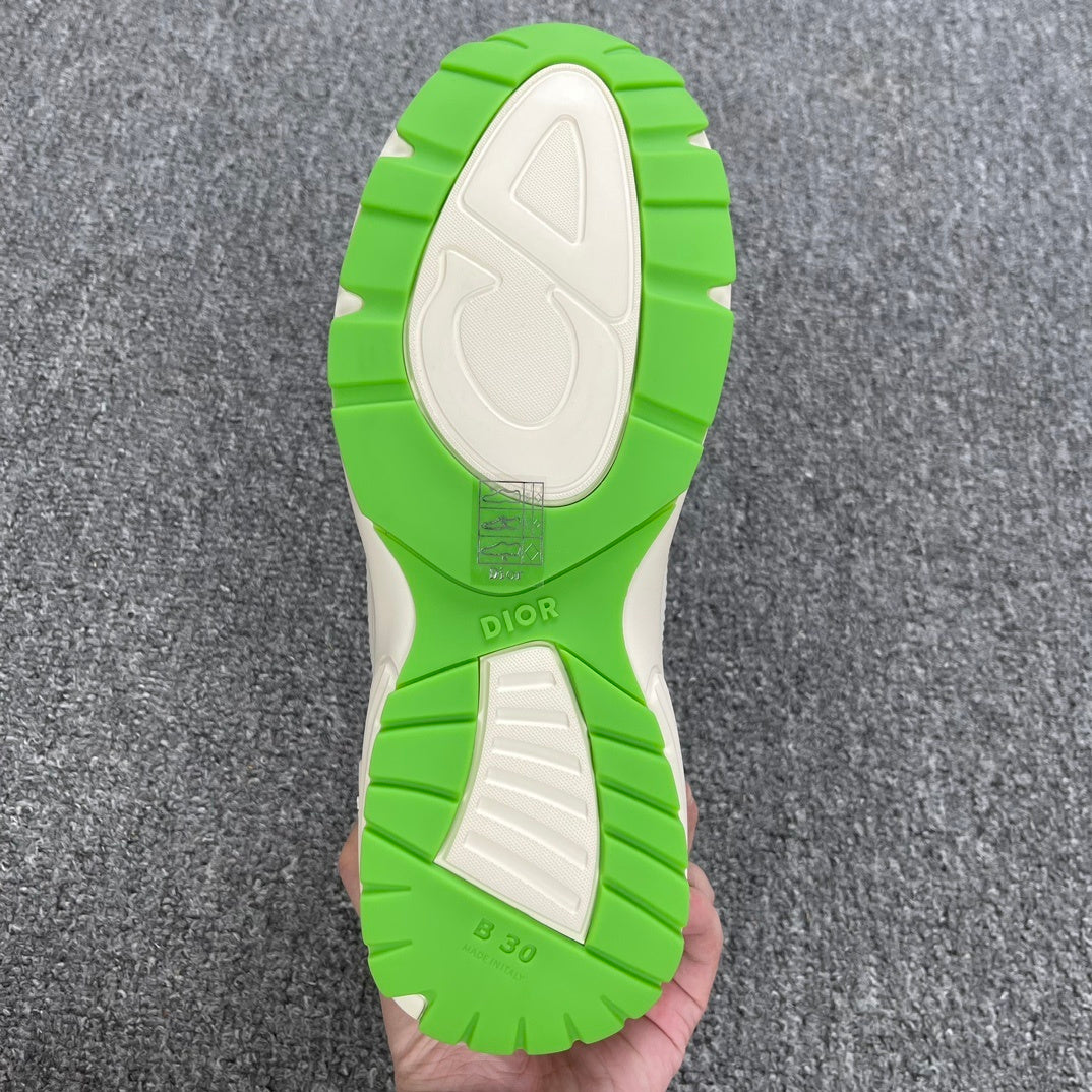 DIOR B30 SNEAKER Cream / Green