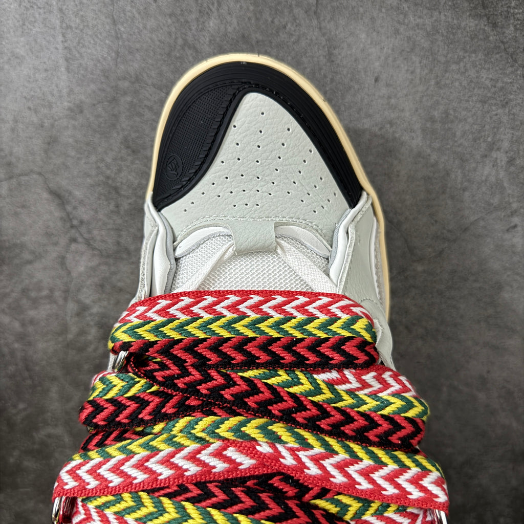 LANVIN CURB SNEAKER white and multi-colorway, inspired by 1990s