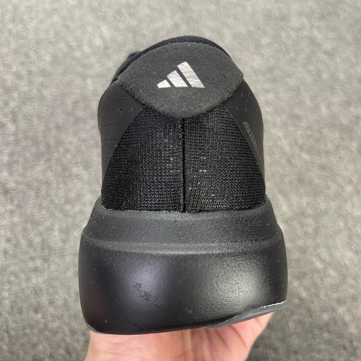 adidas Adizero Evo SL Core Black and Silver Metallic